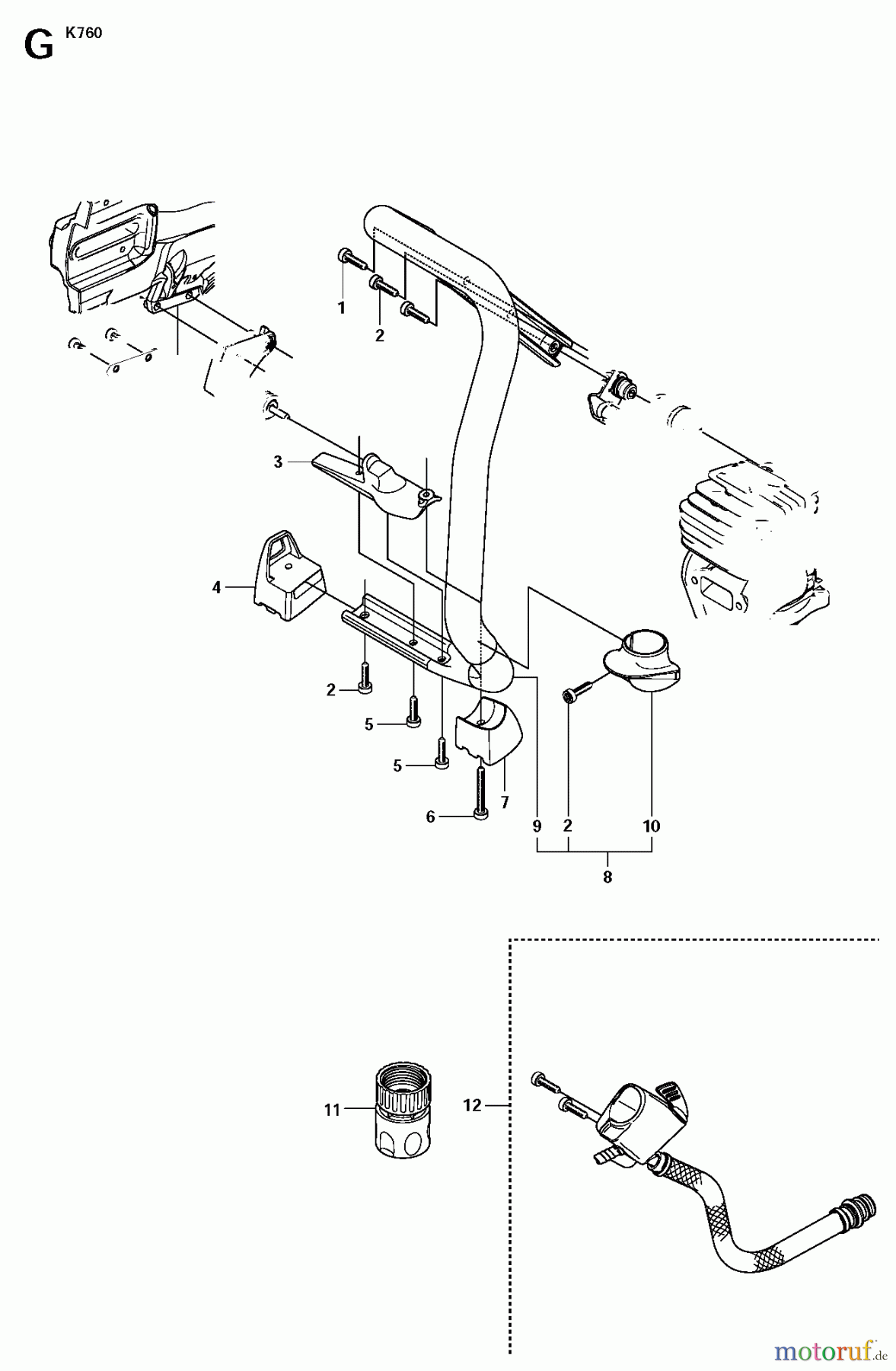  Trennschneider, Cut-Off K760, 2009-12 GROUND SUPPORT