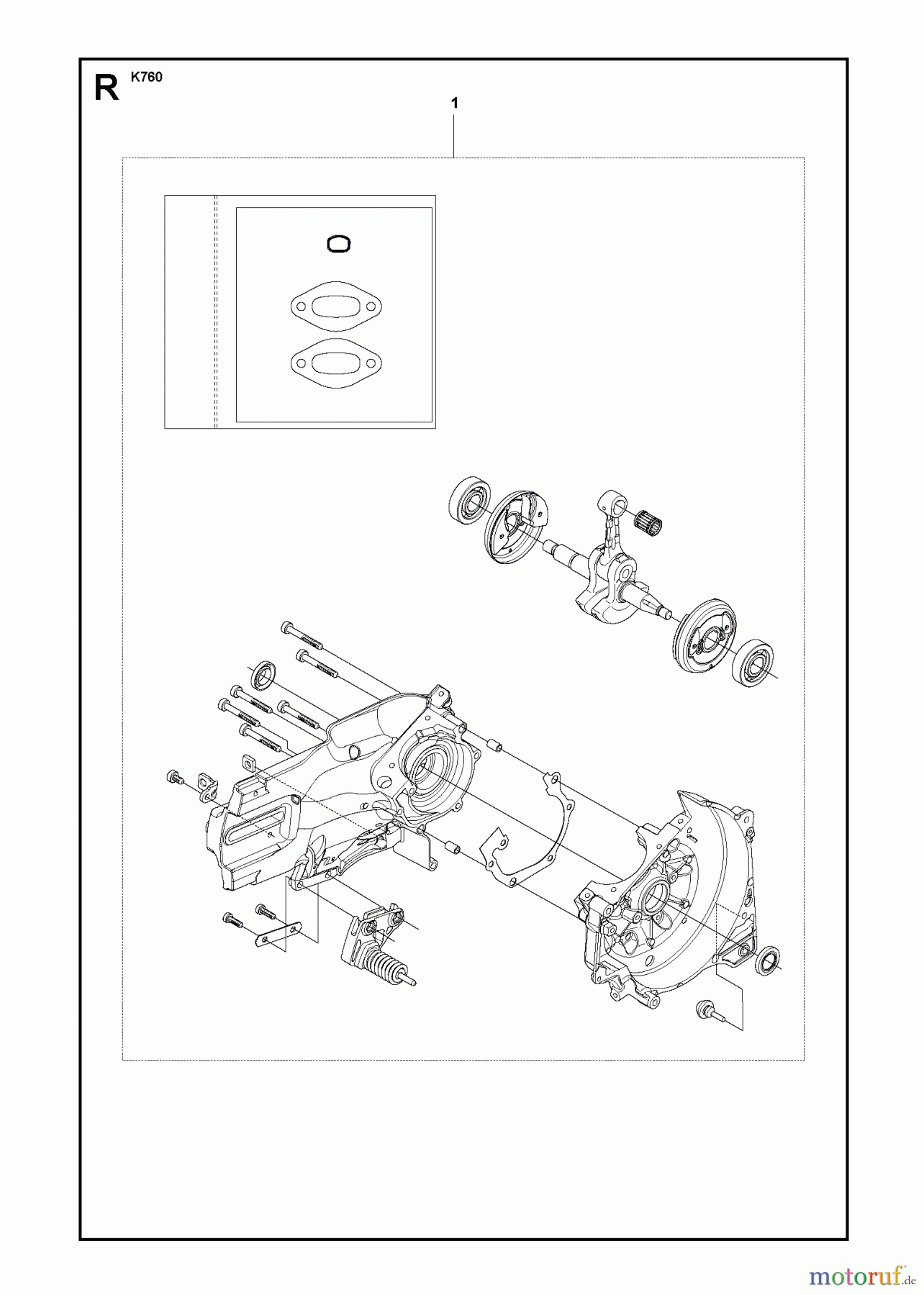  Trennschneider, Cut-Off K760, 2011-08 SHORT BLOCK #1