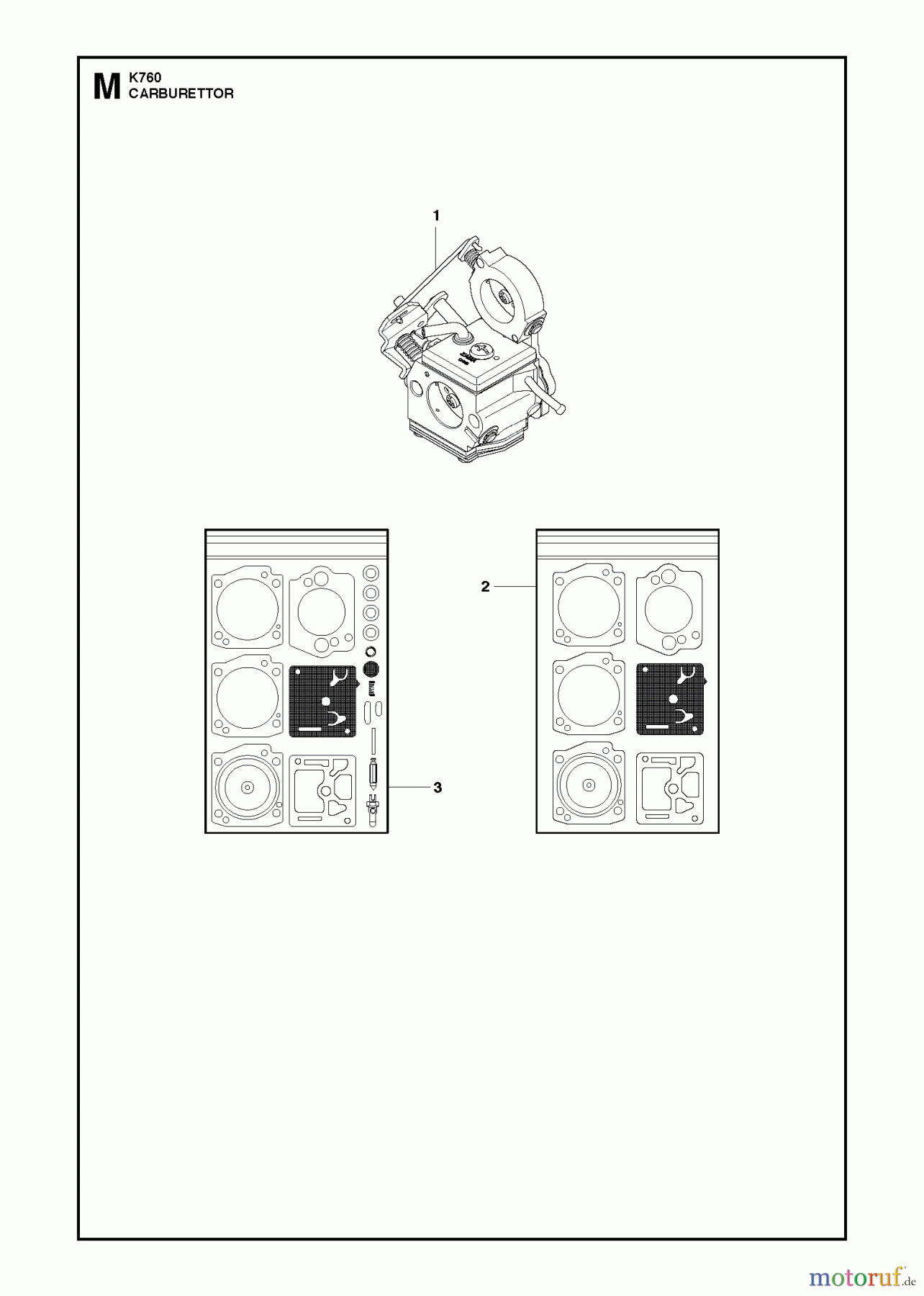  Trennschneider, Cut-Off K760, 2013-02 CARBURETOR