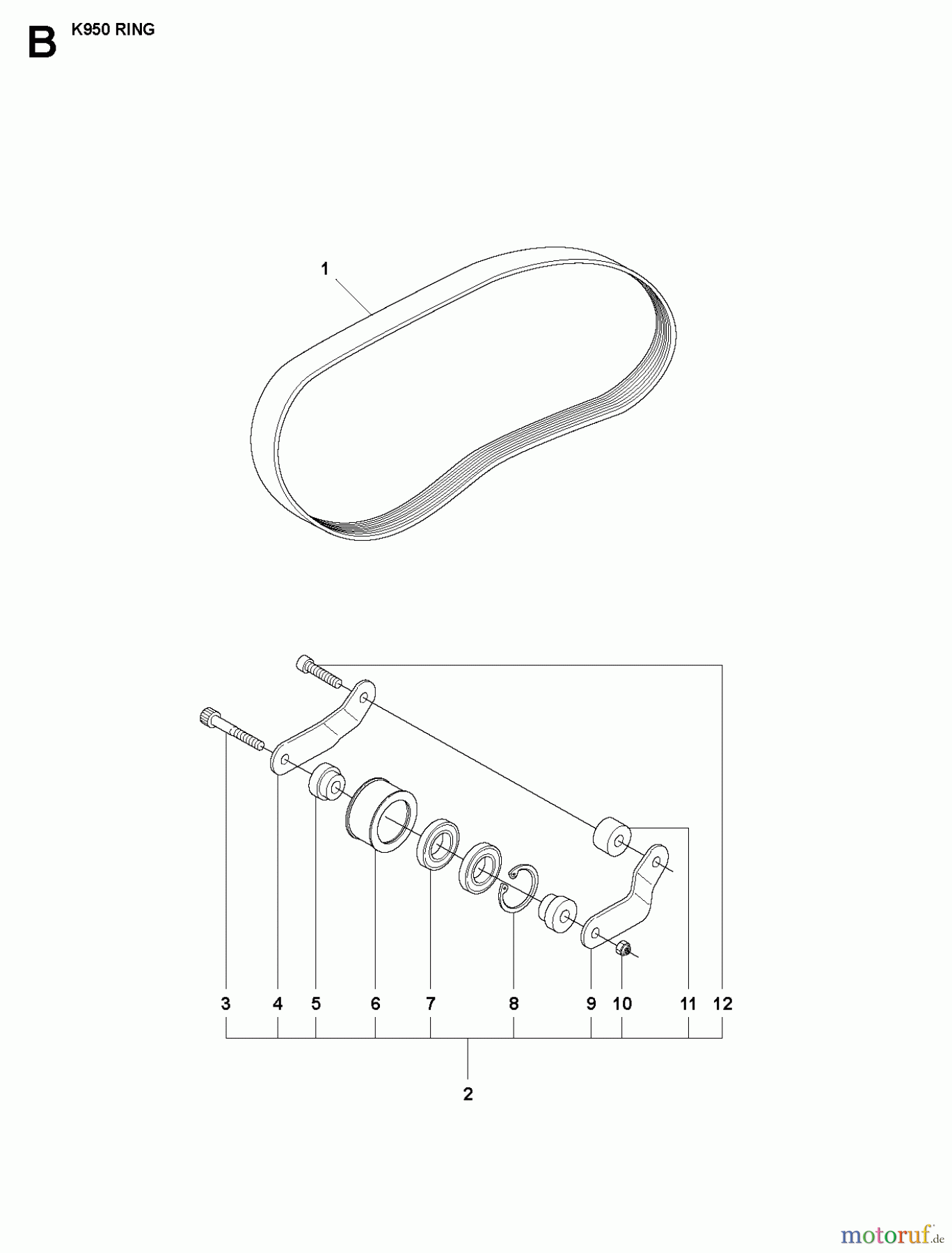  Trennschneider, Cut-Off K950 Ring, 2007-01 BELT