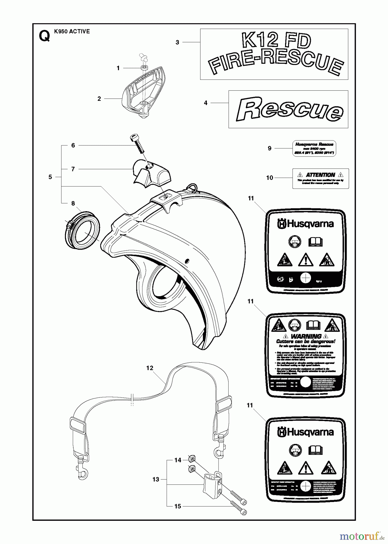  Trennschneider, Cut-Off K950 Rescue, 2007-01 RESCUE