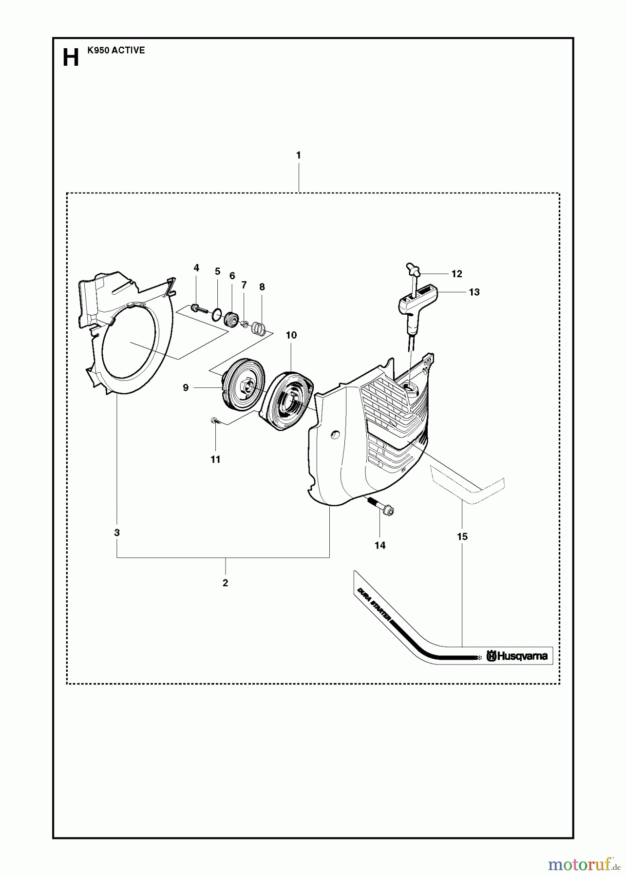  Trennschneider, Cut-Off K950 Rescue, 2007-01 STARTER