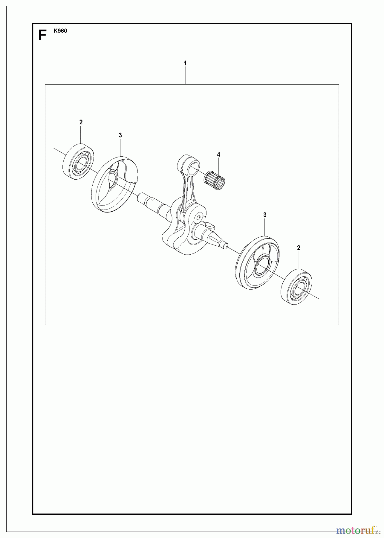  Trennschneider, Cut-Off K960 RESCUE, 2007-07 CRANKSHAFT