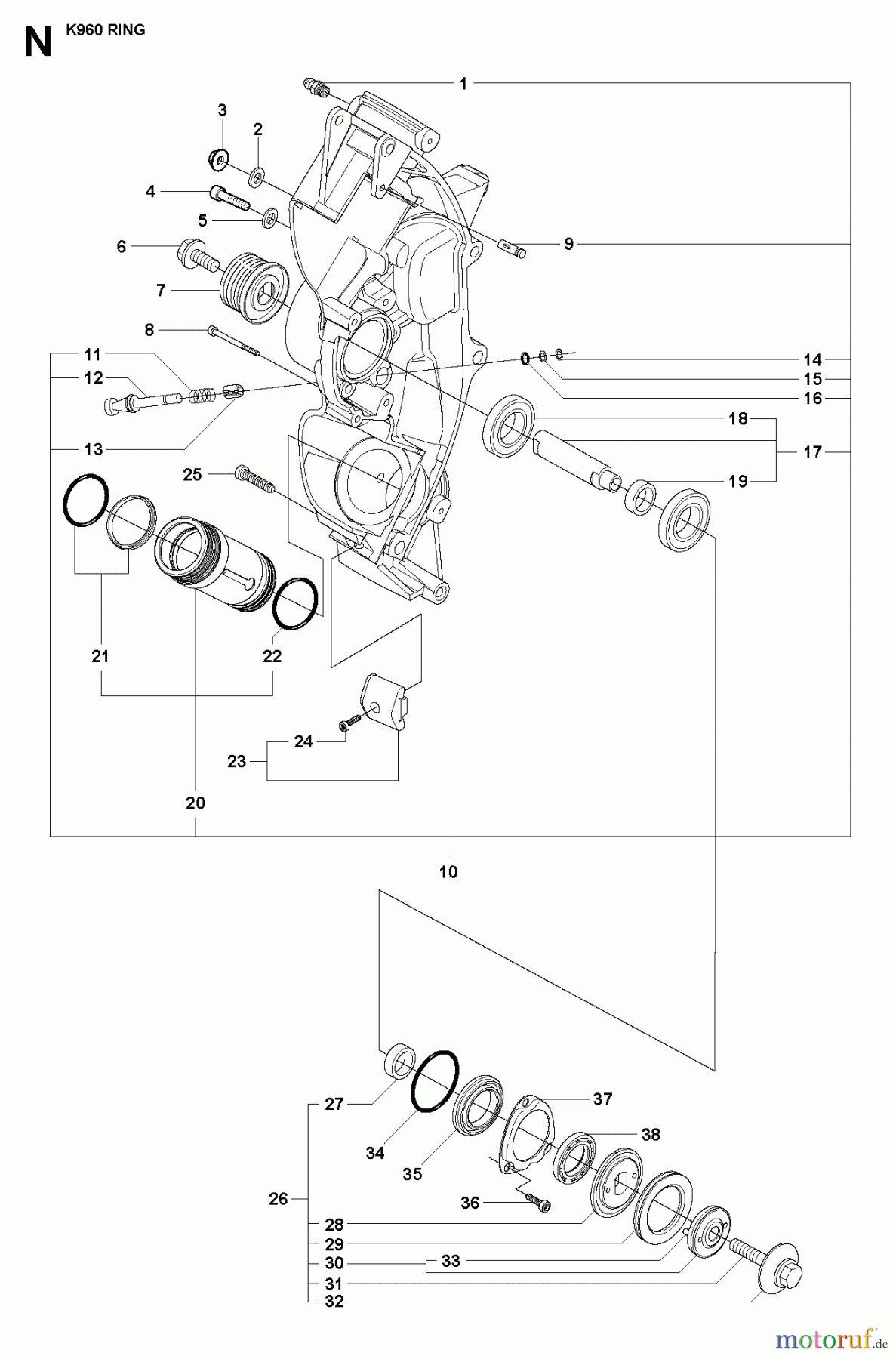  Trennschneider, Cut-Off K960 Ring, 2008-03 CHASSIS / FRAME
