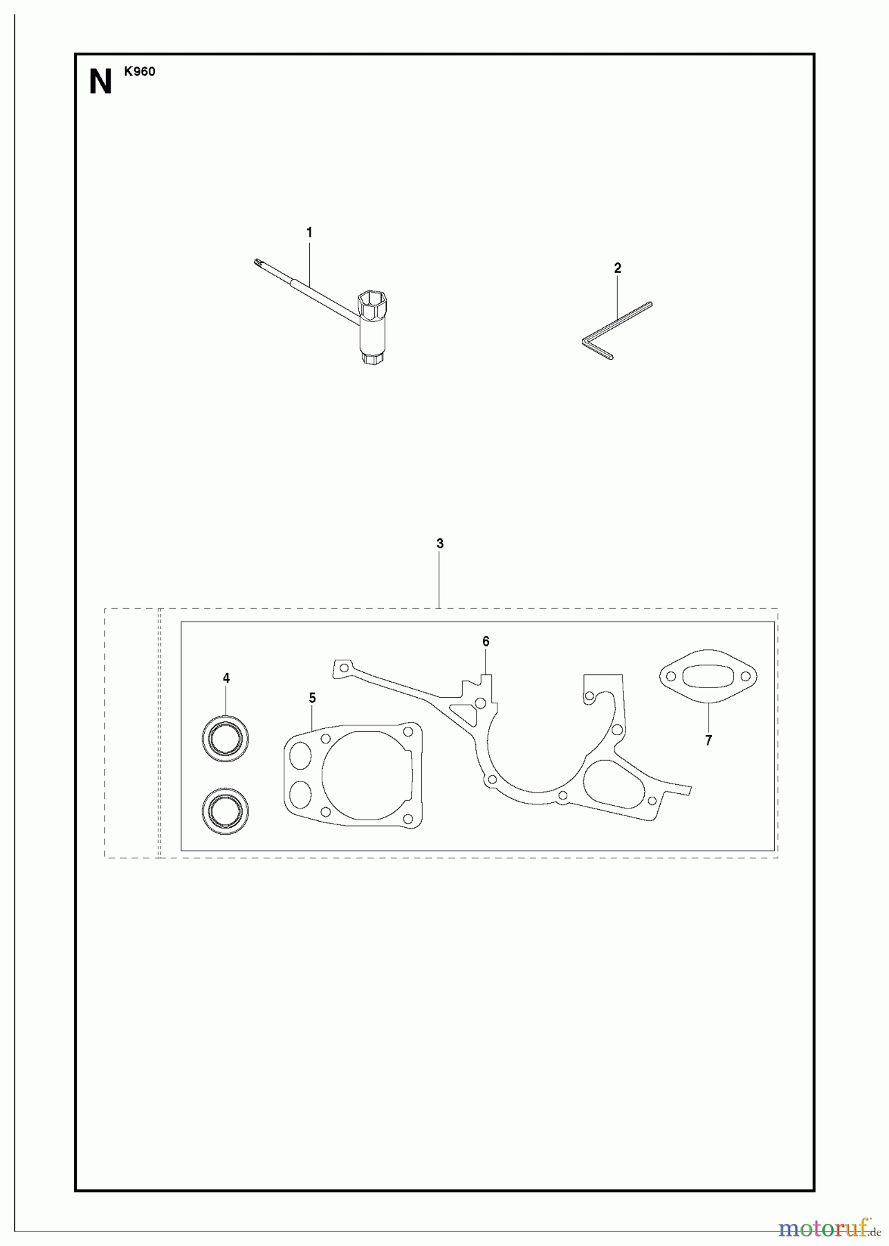  Trennschneider, Cut-Off K960 RESCUE, 2007-07 ACCESSORIES