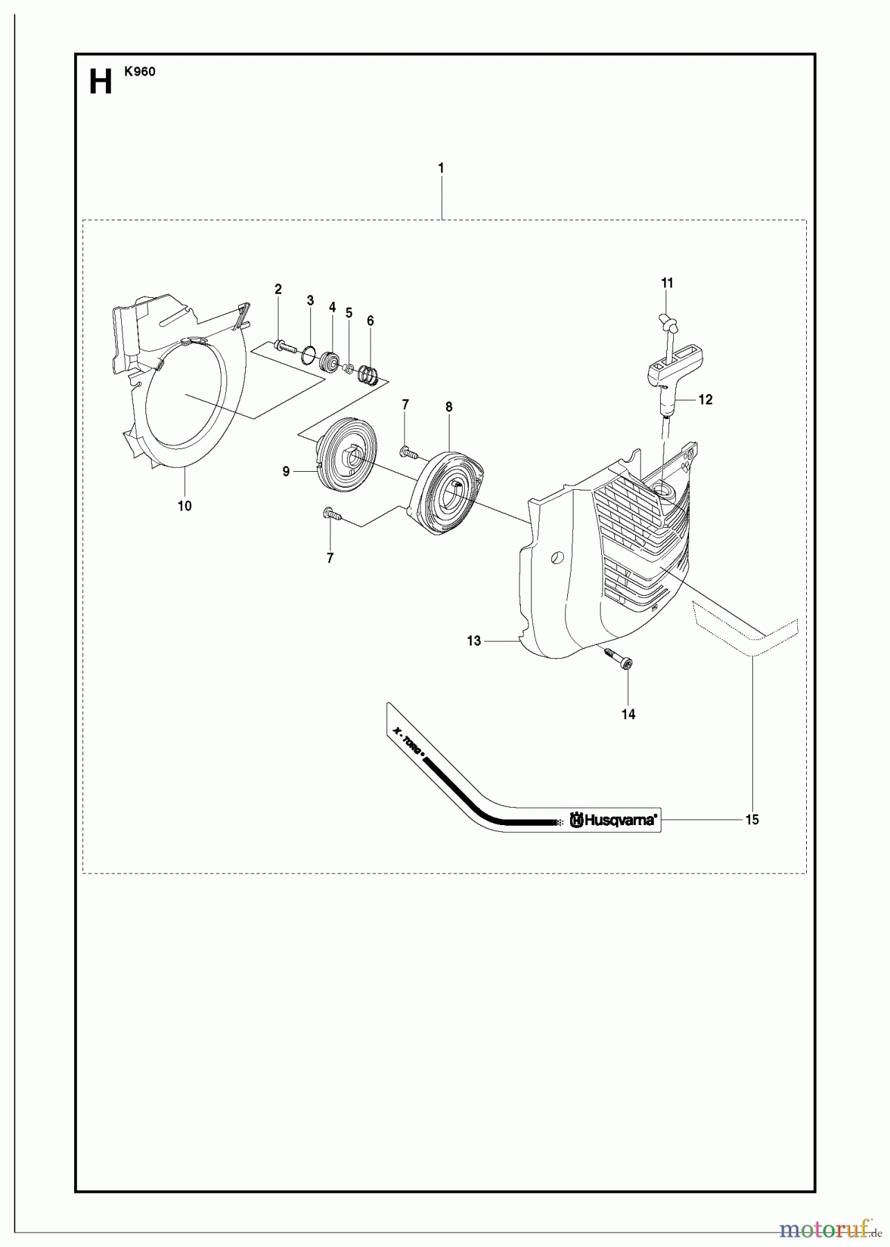 Trennschneider, Cut-Off K960 RESCUE, 2008-12 STARTER