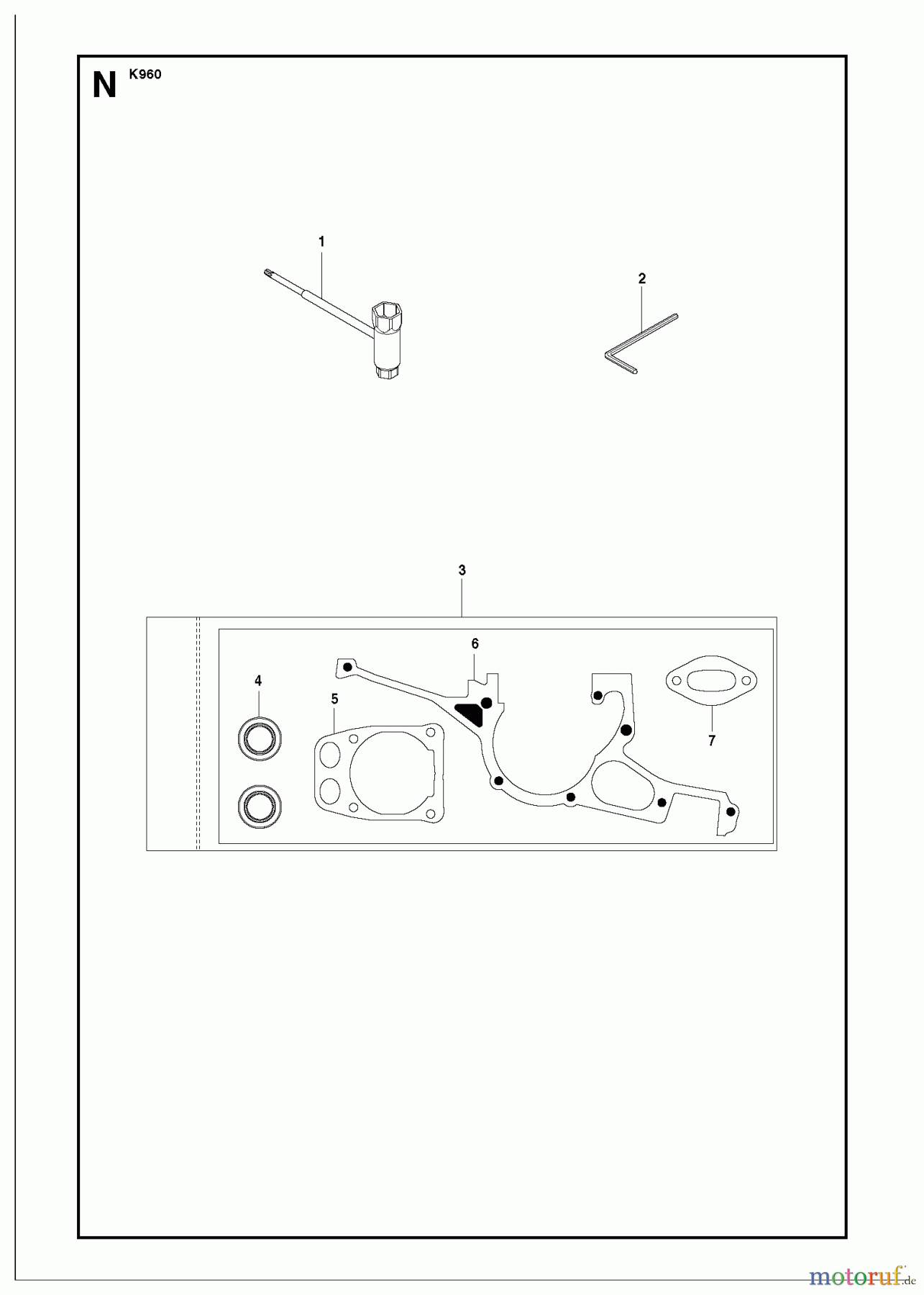  Trennschneider, Cut-Off K960 RESCUE, 2008-12 TOOLS