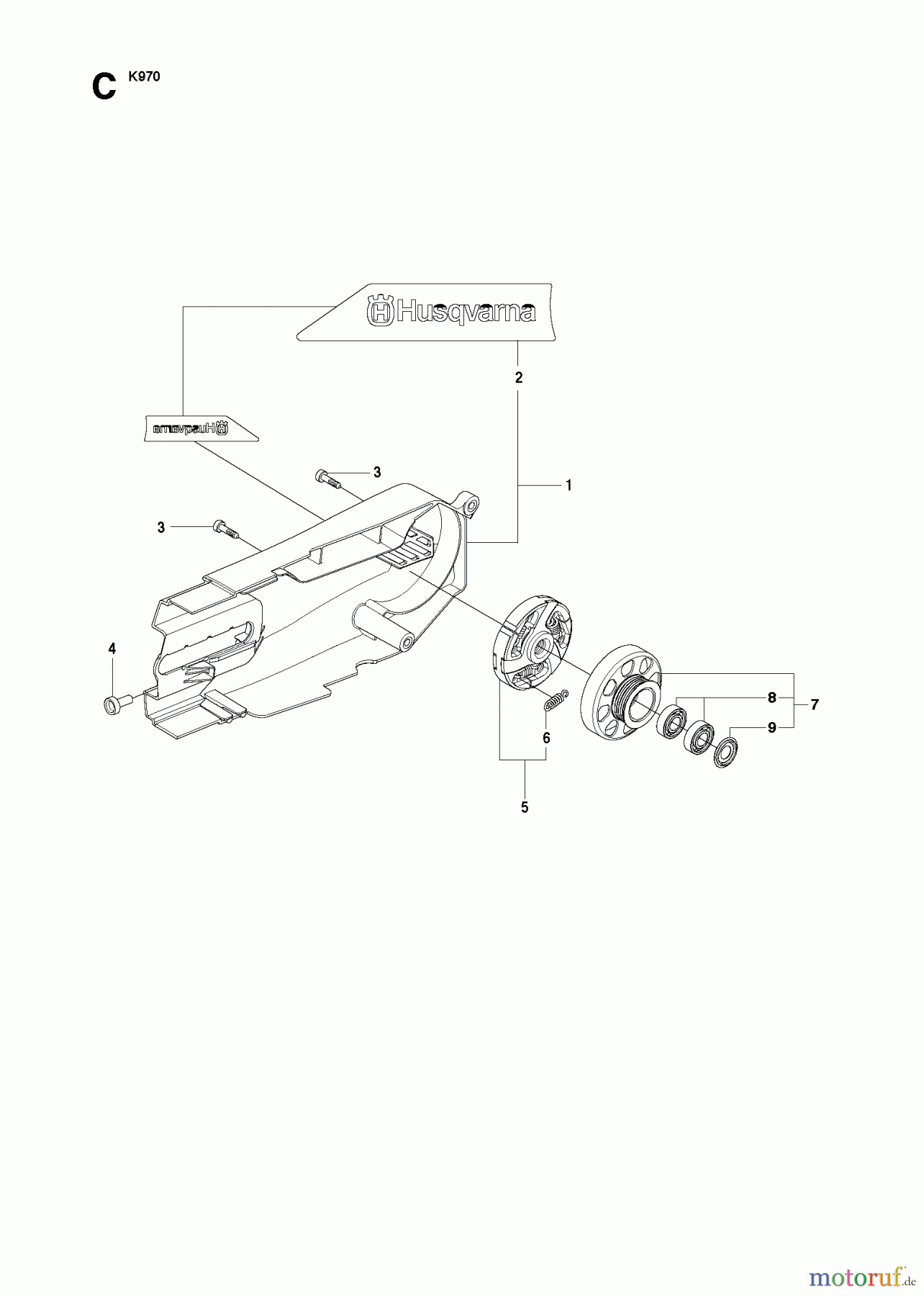  Trennschneider, Cut-Off K970, K970 RESCUE, 575697201, 2010-05 CLUTCH