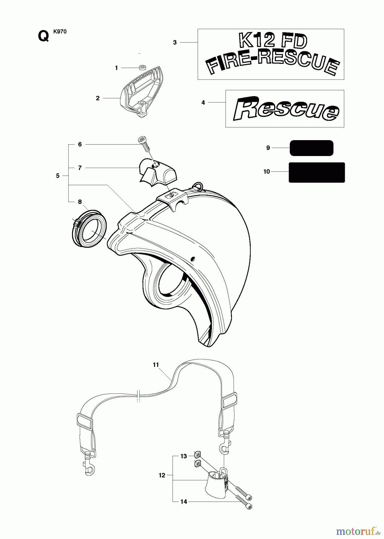  Trennschneider, Cut-Off K970, K970 RESCUE, 575697201, 2010-05 RESCUE