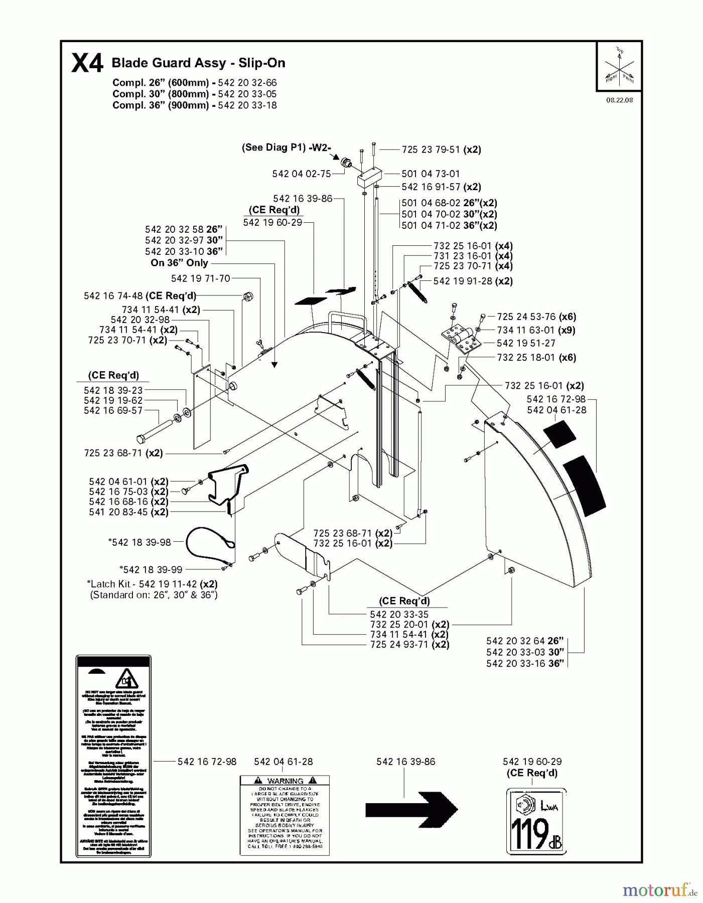  Trennschneider, Floor FS4800, 2008-01 Blade Guard Assy - Slip-On #1