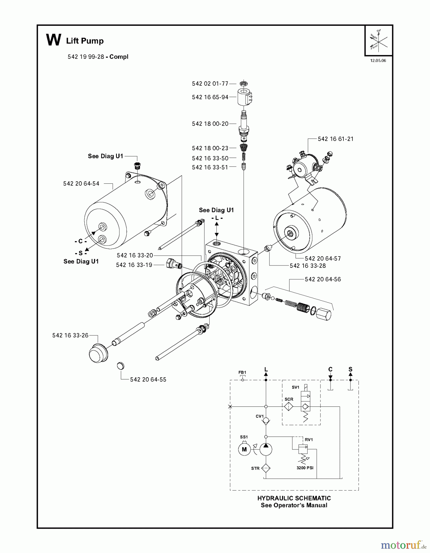Trennschneider, Floor FS4800, 2008-01 Lift Pump