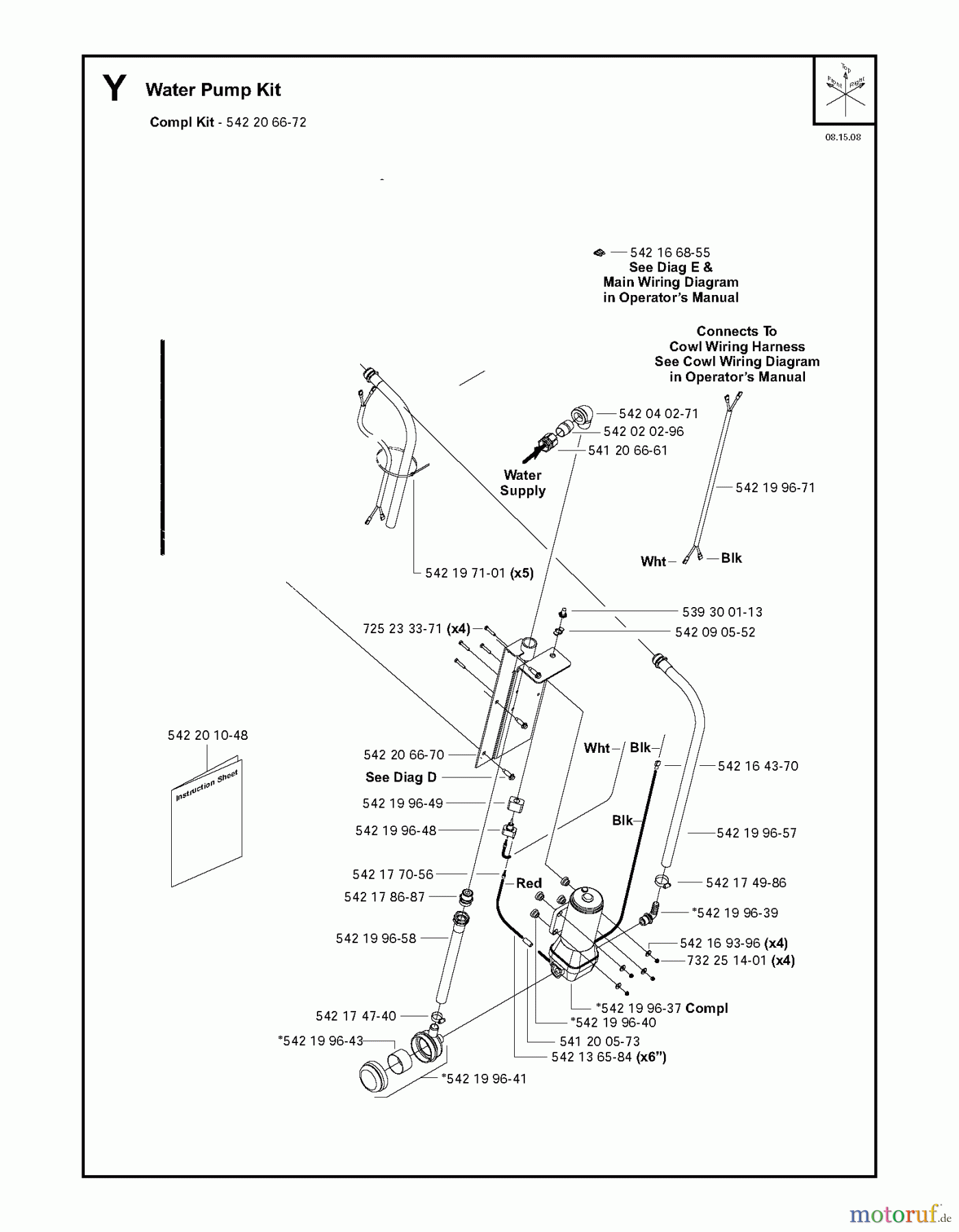  Trennschneider, Floor FS4800, 2008-01 Water Pump Kit