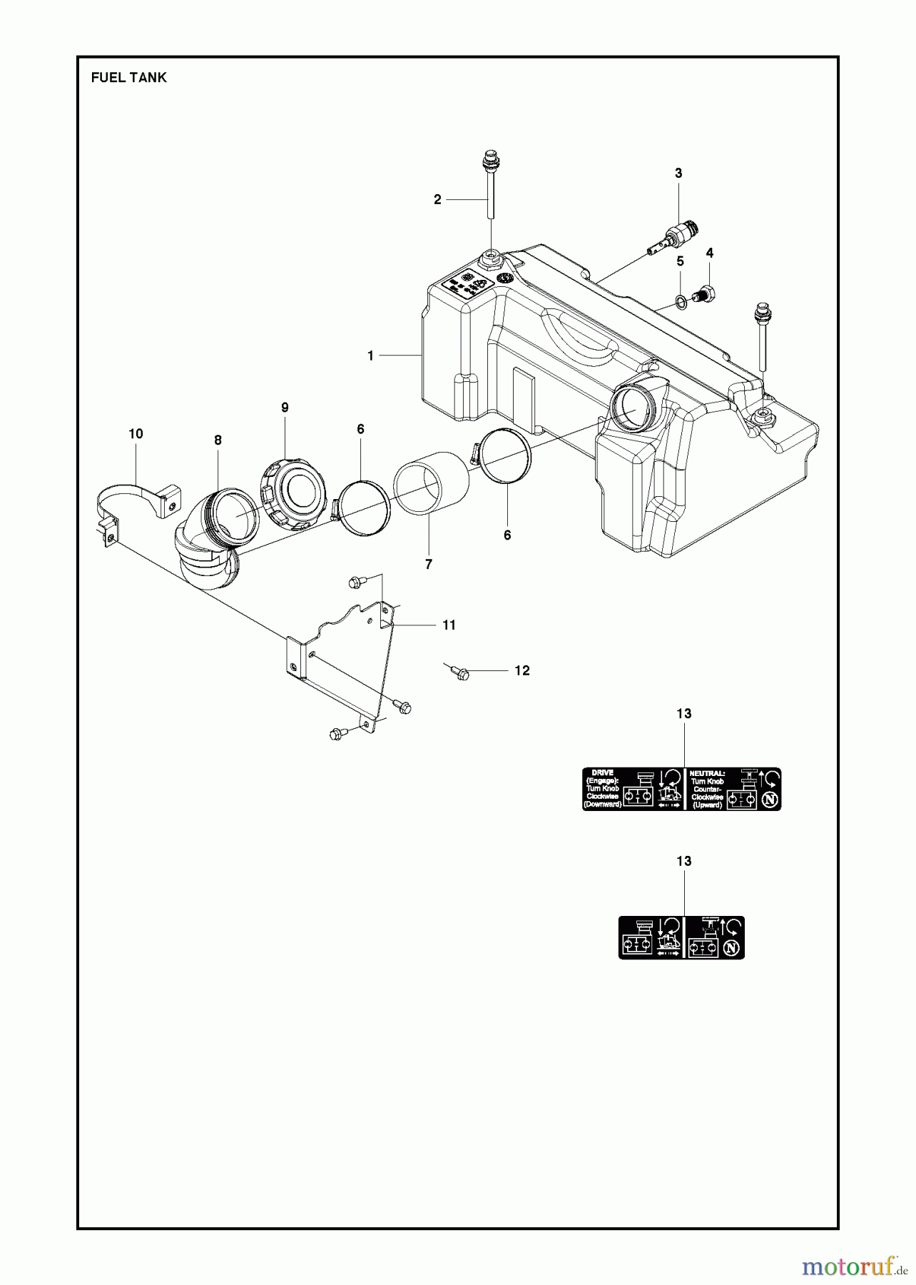  Trennschneider, Floor FS5000, 2014-05 FUEL TANK