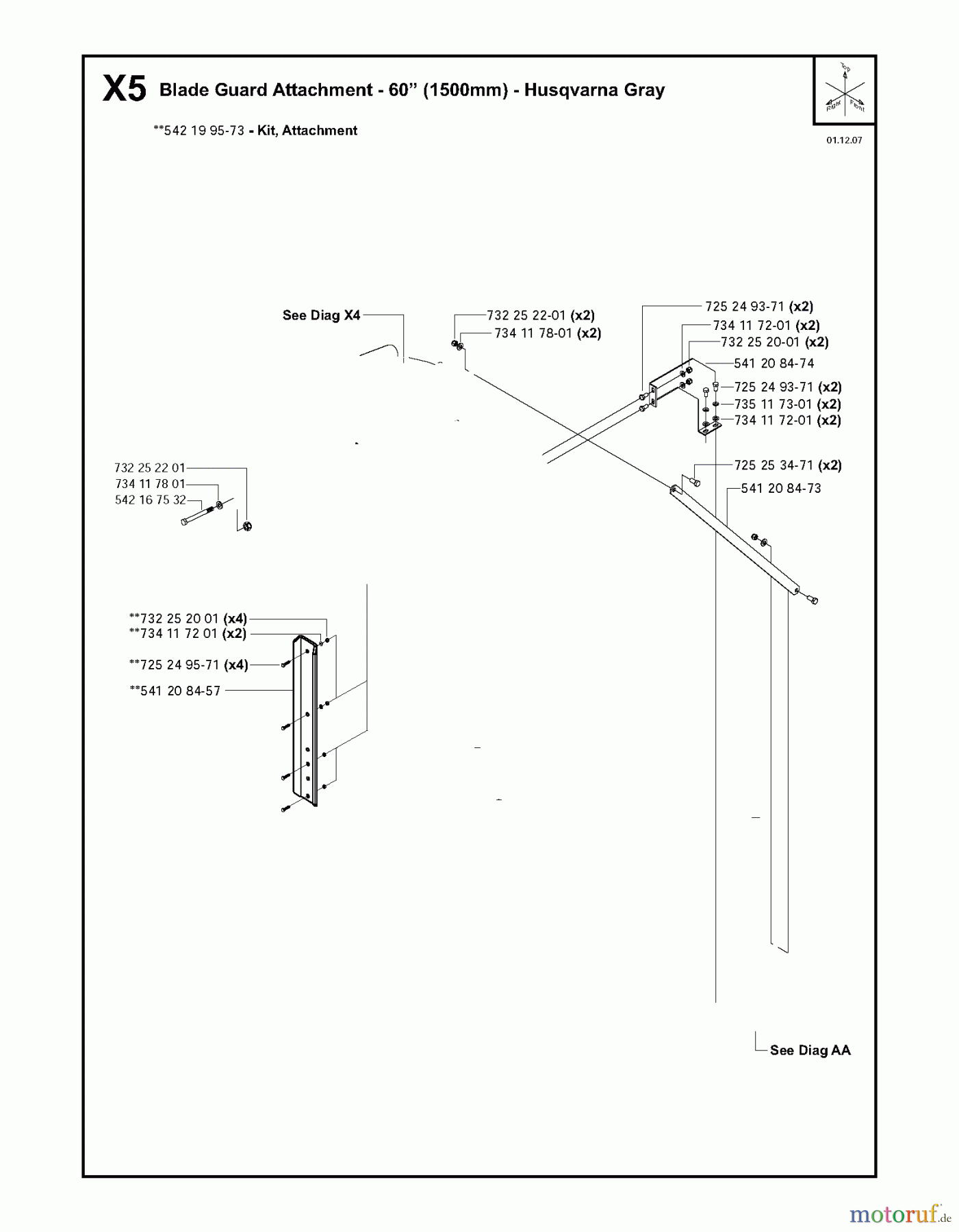 Trennschneider, Floor FS6600, 2006-44 Blade Guard Attachment - 60?