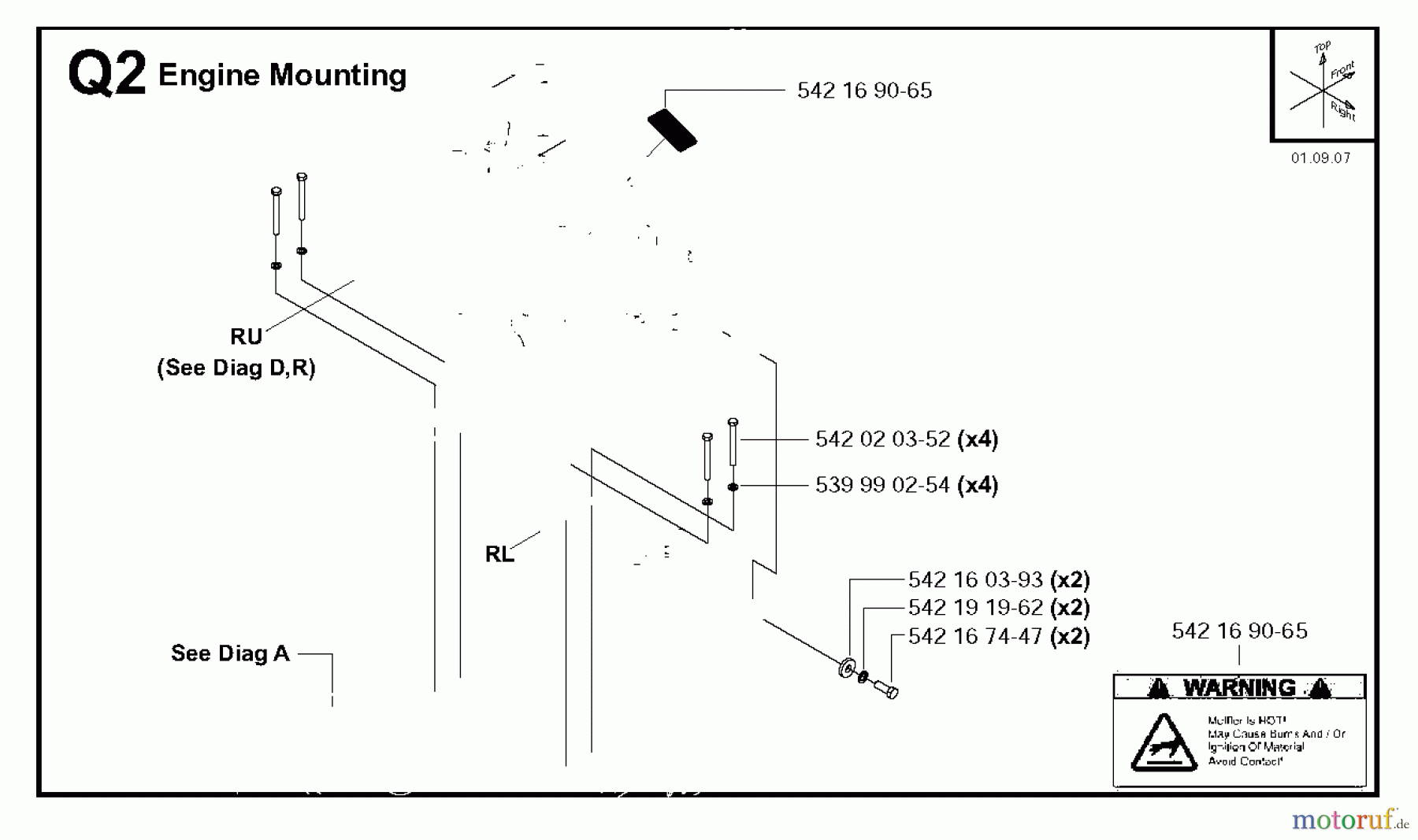 Trennschneider, Floor FS6600, 2006-44 ENGINE PLATE
