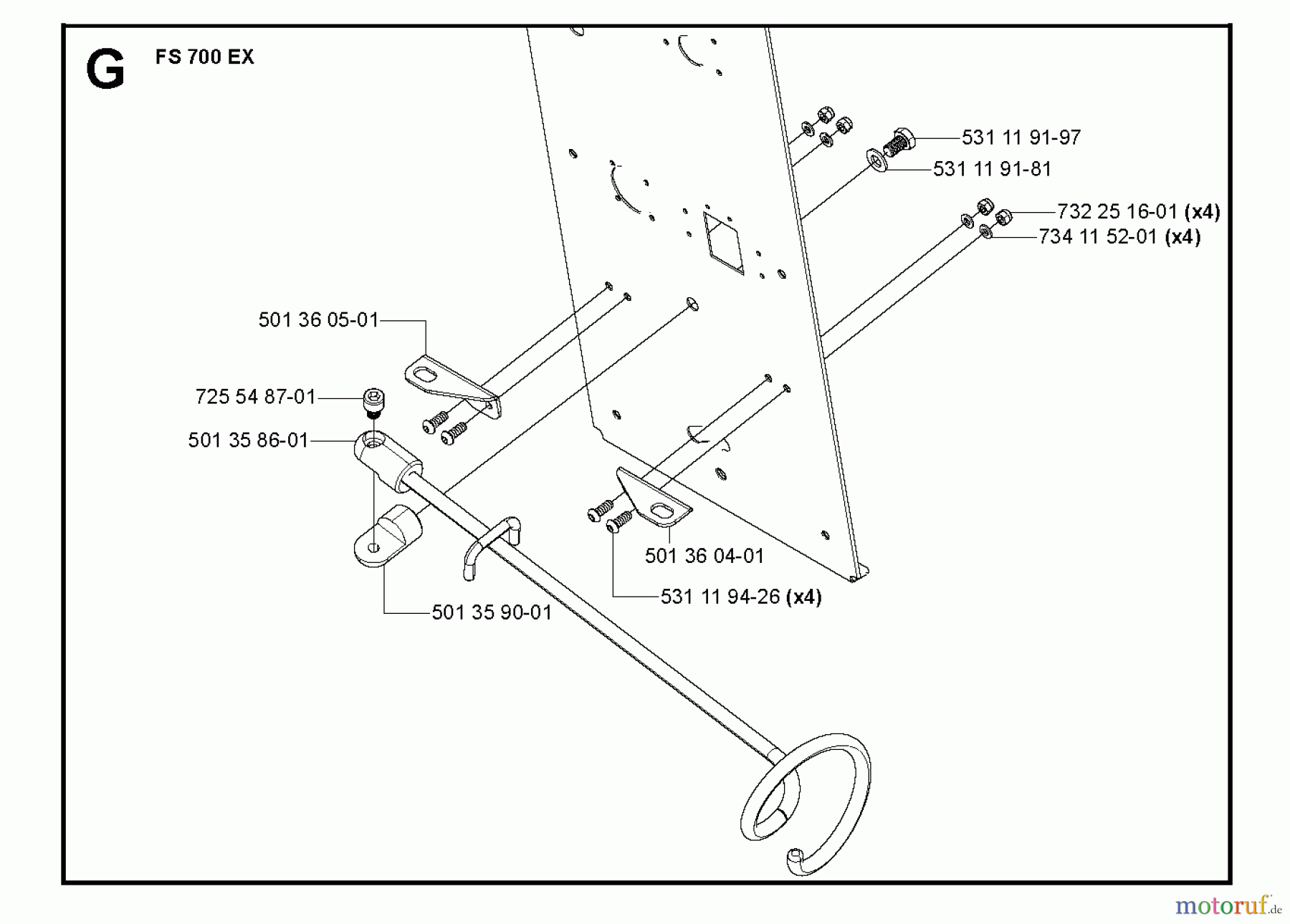 Trennschneider, Floor FS700 EX, 2007-15 CARRIER