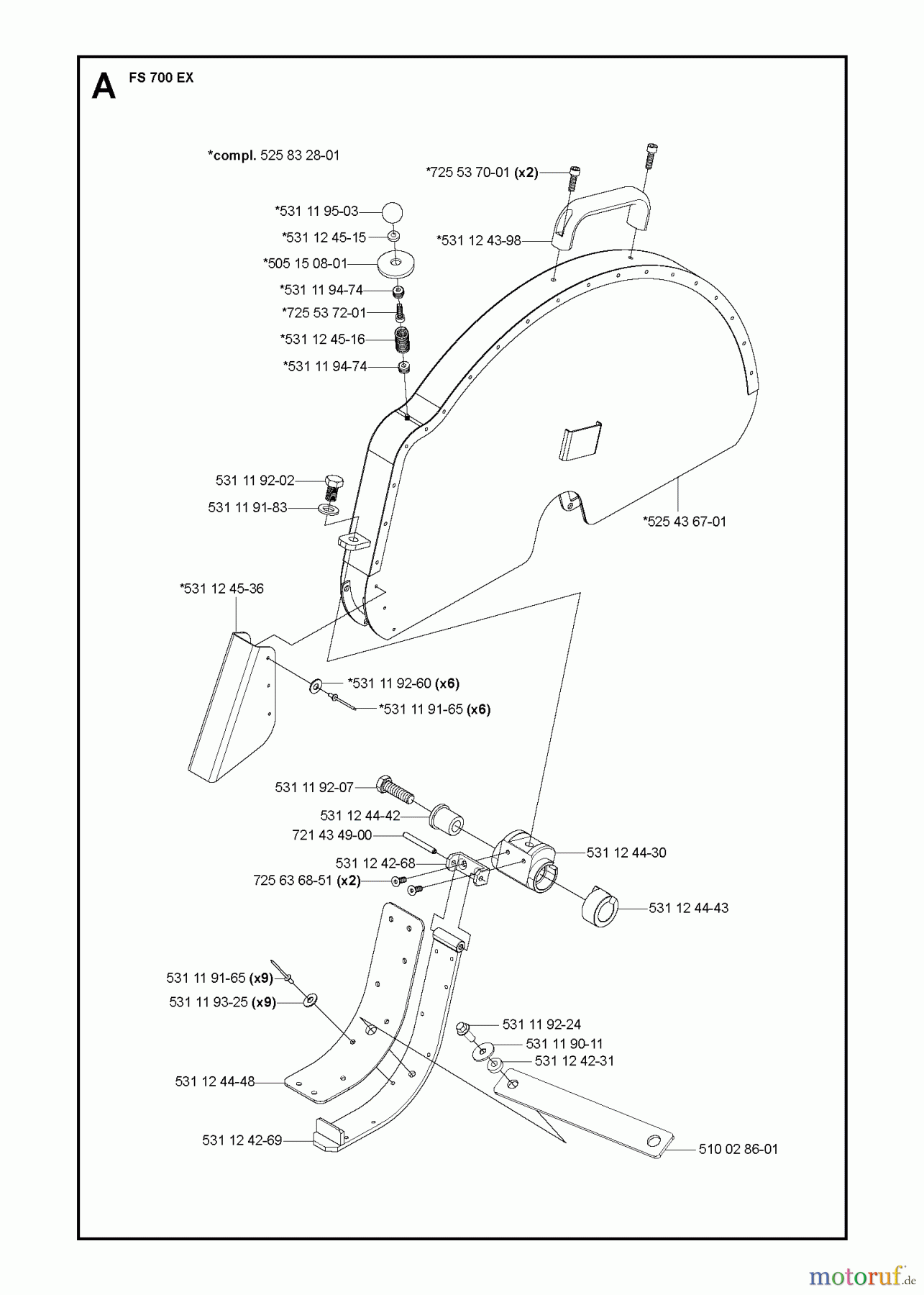  Trennschneider, Floor FS700 EX, 2007-15 GUARDS