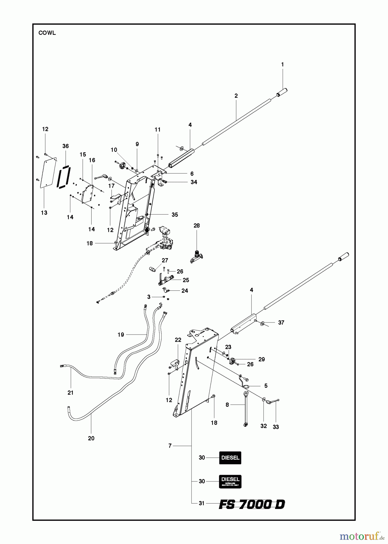 Trennschneider, Floor FS7000, 2014-05 COWL