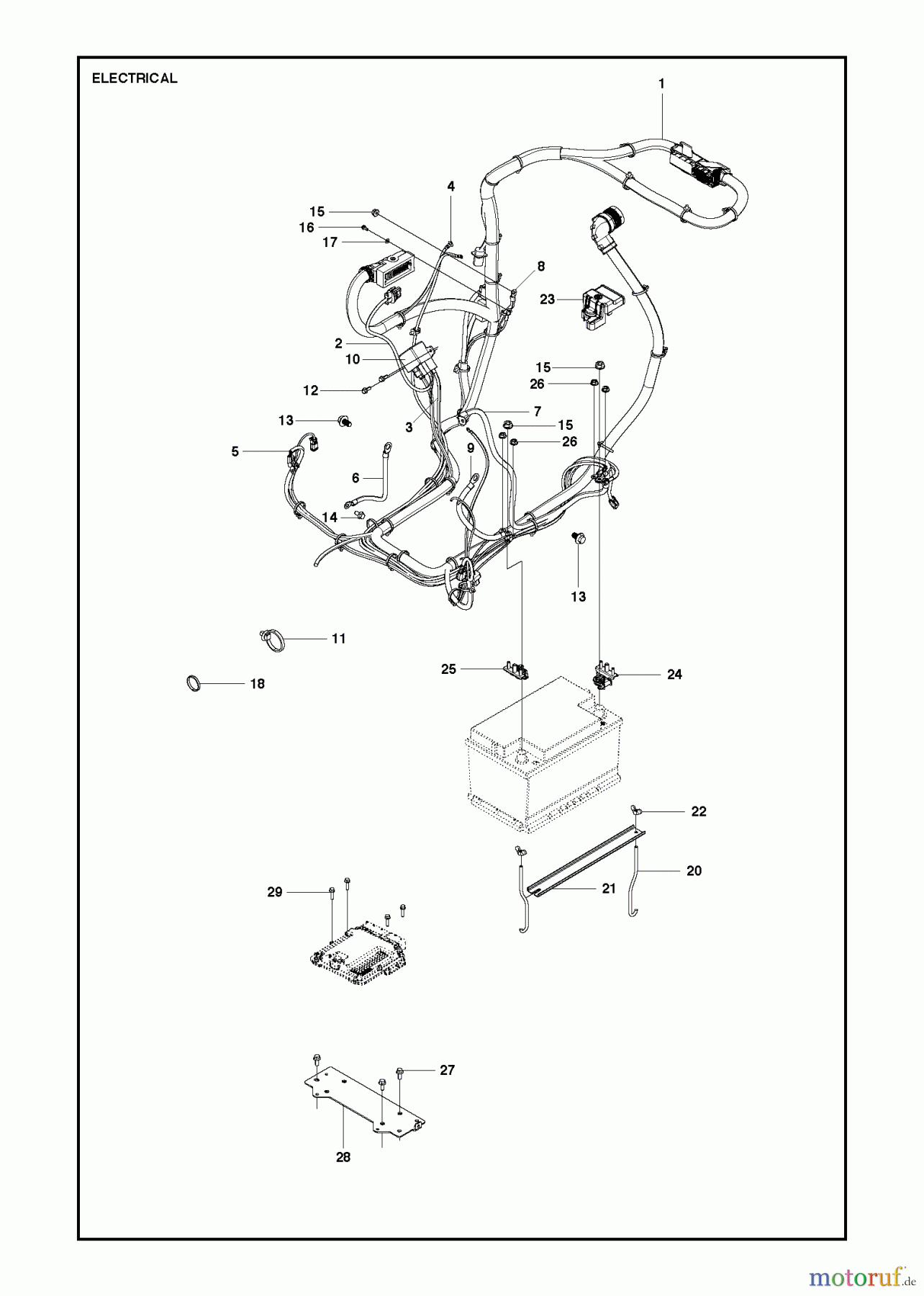 Trennschneider, Floor FS7000, 2014-05 ELECTRICAL