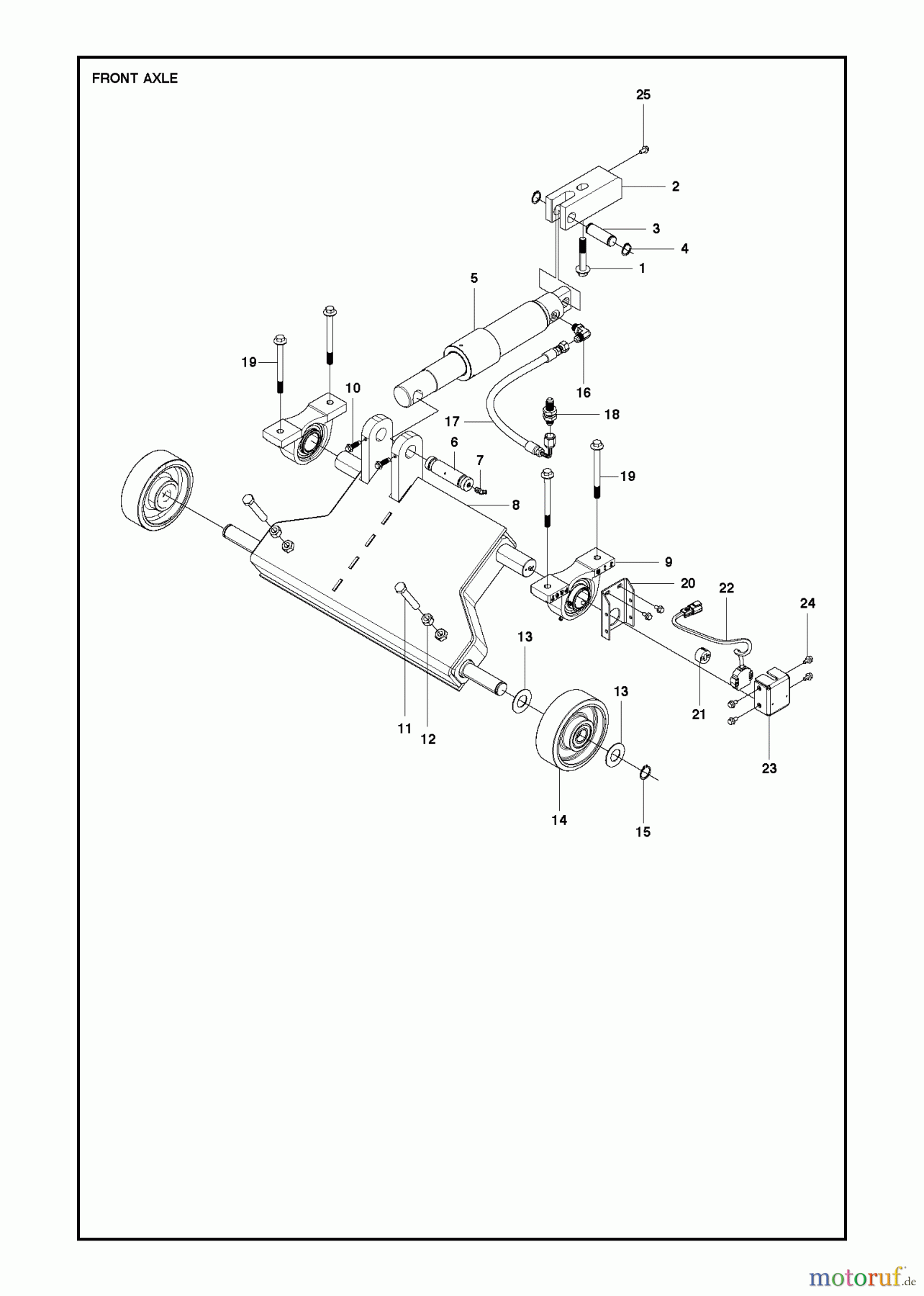 Trennschneider, Floor FS7000, 2014-05 FRONT AXEL