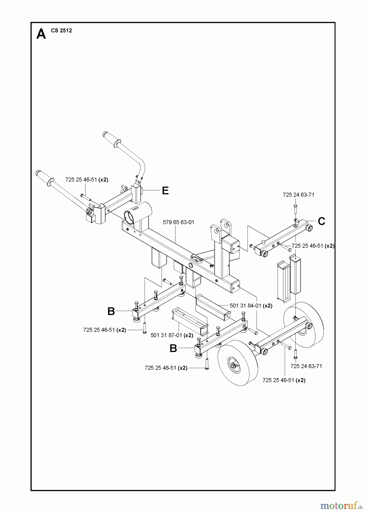  Wand und Kabelsägen CS2512, 2013-04, From machine number 1301- FRAME #1