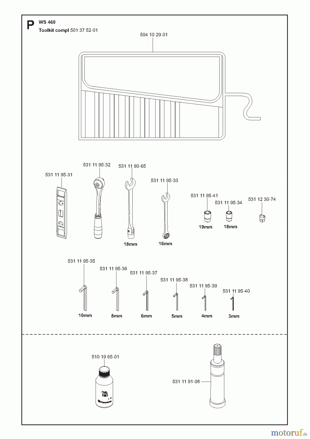  Wand und Kabelsägen WS460, 2008-51 Tools