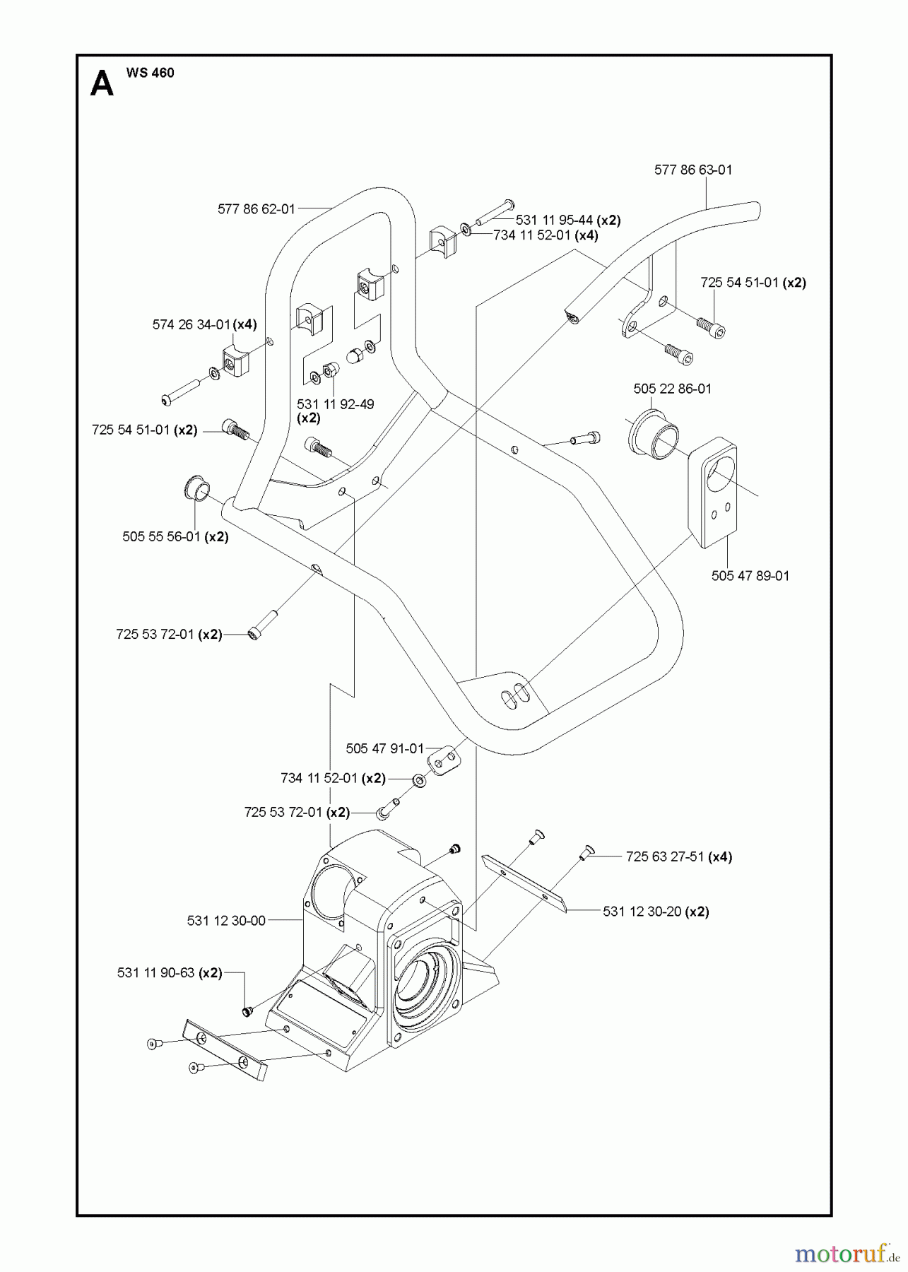 Wand und Kabelsägen WS460, 2012-07 HOUSING