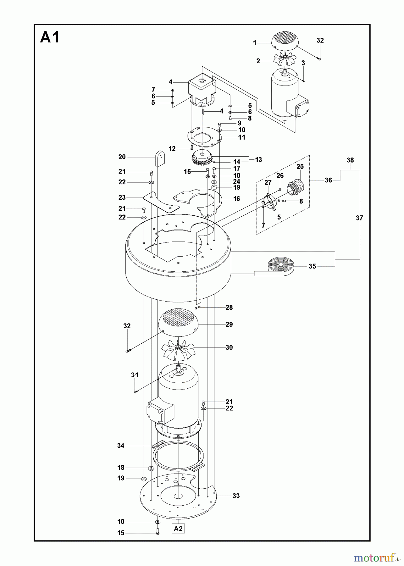  Oberflächenvorbereitungs Einheiten PG 680, To machine number 1108-9, 2008-09 Planetary and mechanical externals