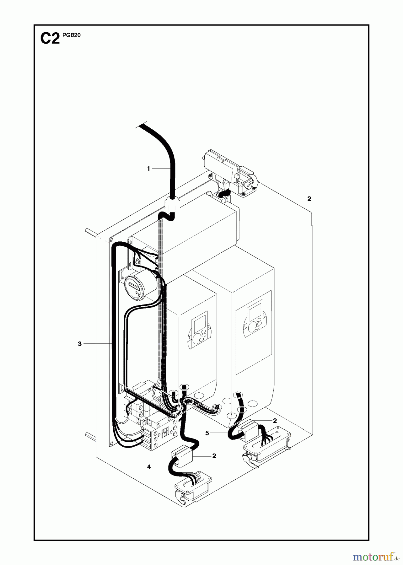 Oberflächenvorbereitungs Einheiten PG 820, To machine 0904-1 and forward, 2009-07 ELECTRICAL #4