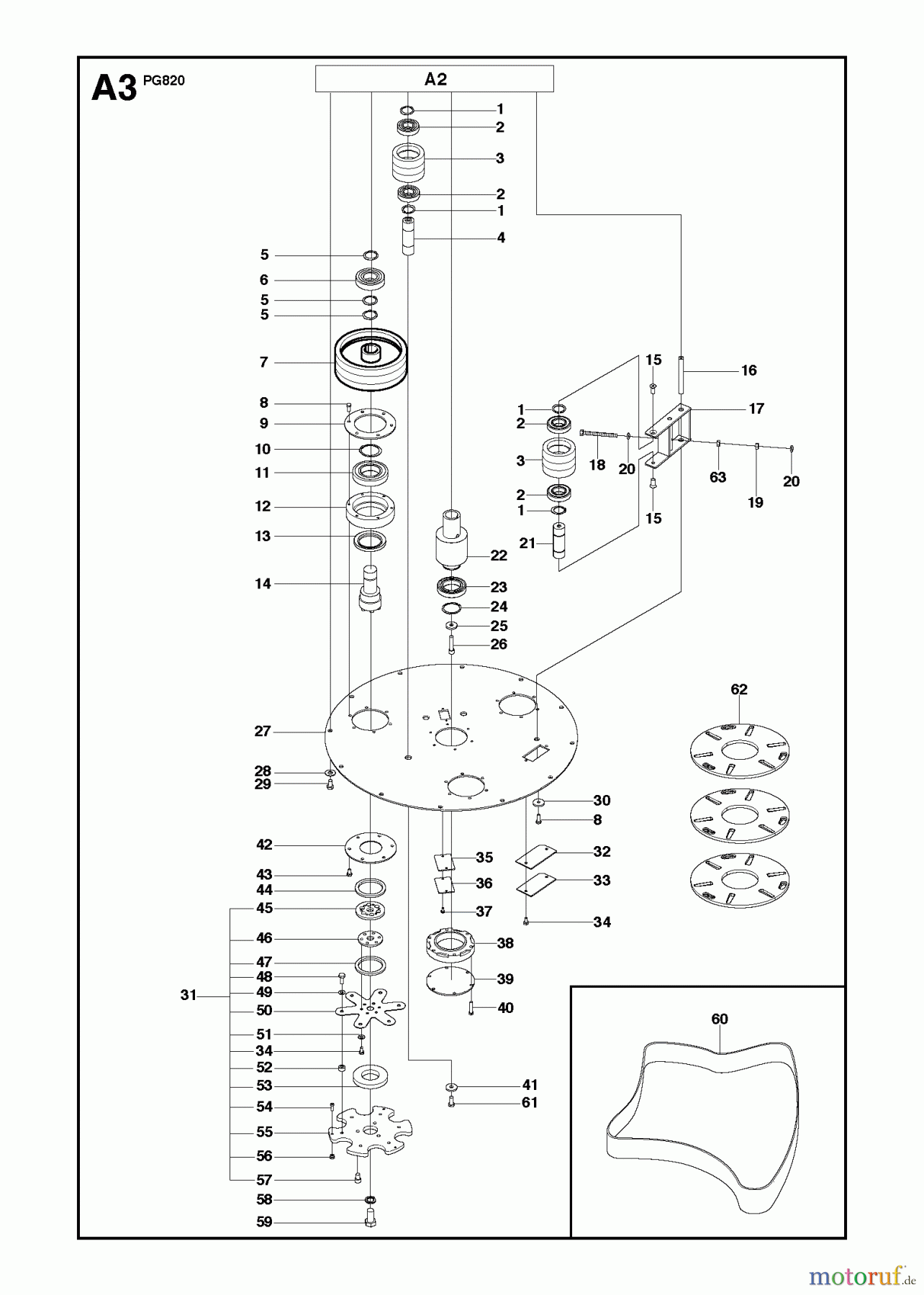  Oberflächenvorbereitungs Einheiten PG 820, To machine 0904-1 and forward, 2009-07 GRINDER #2