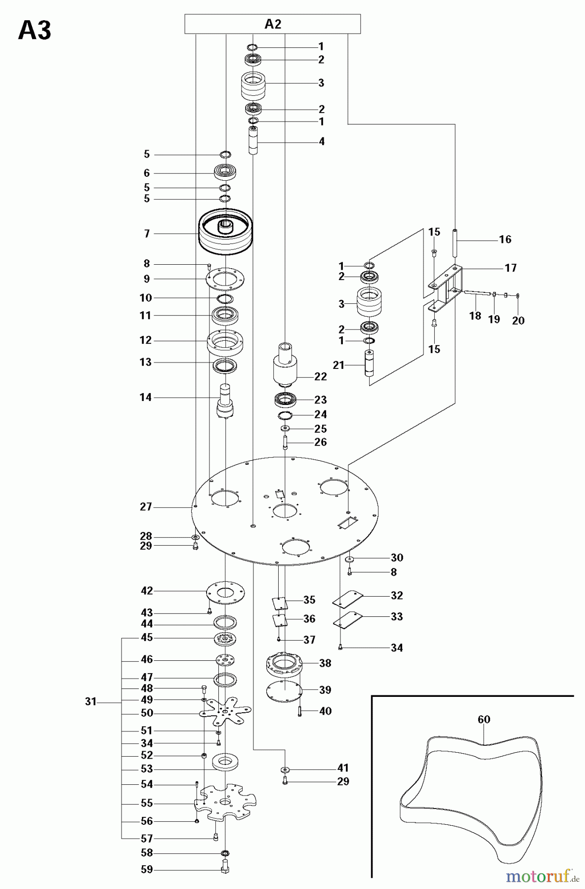  Oberflächenvorbereitungs Einheiten PG 820, To machine number 1108-8, 2008-09 GRINDING HEAD 3