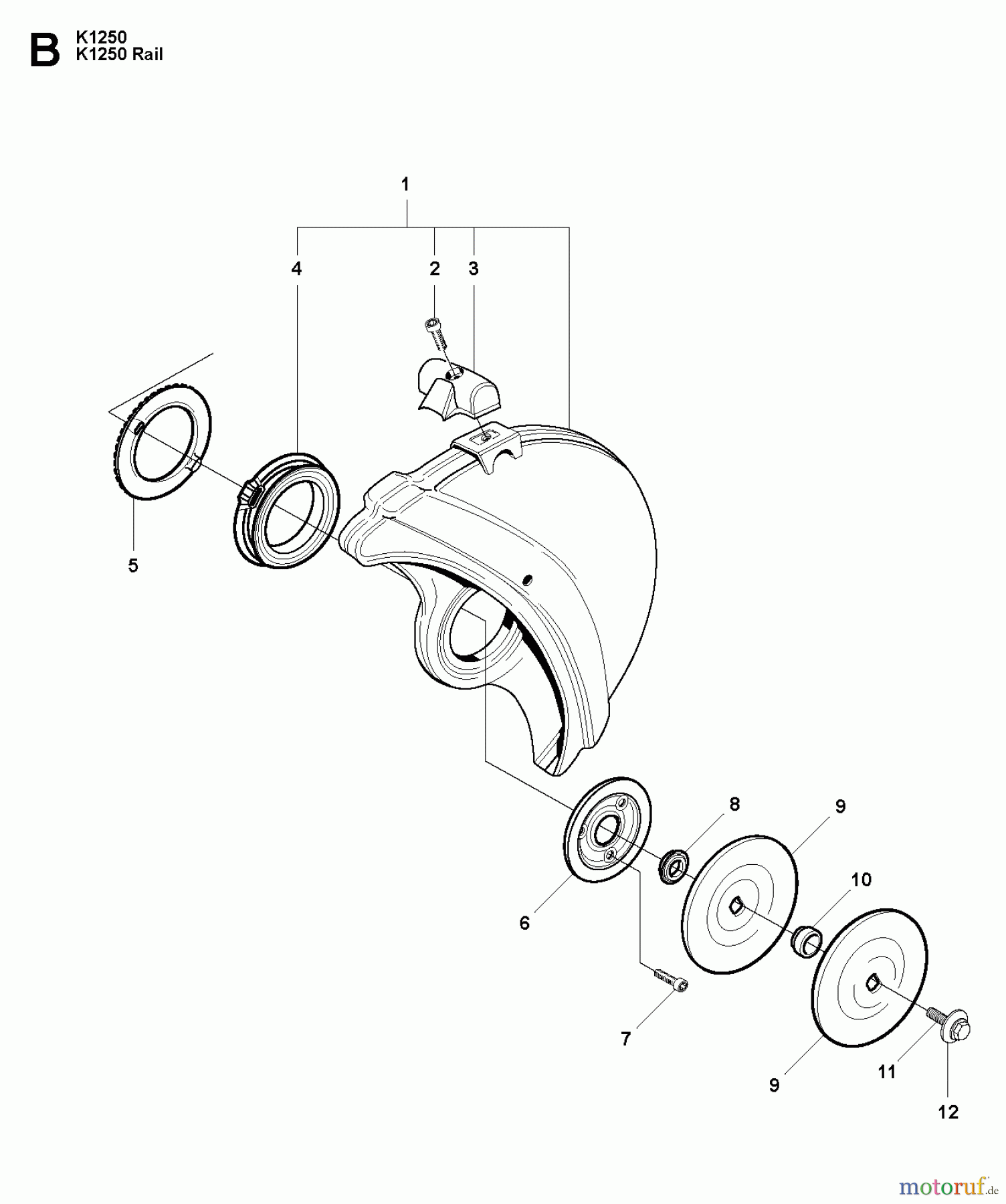  Trennschneider, Cut-Off K1250 RAIL, 2008-01 WHEELS & TIRES