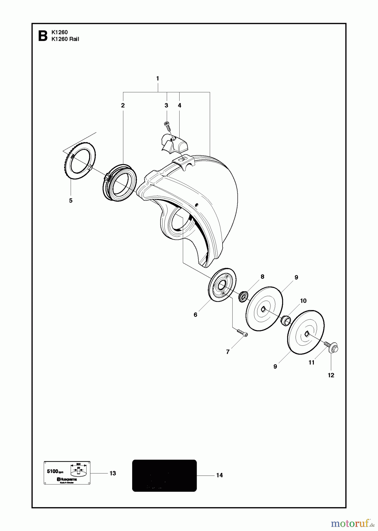  Trennschneider, Cut-Off K1260, 2010-10 WHEELS & TIRES