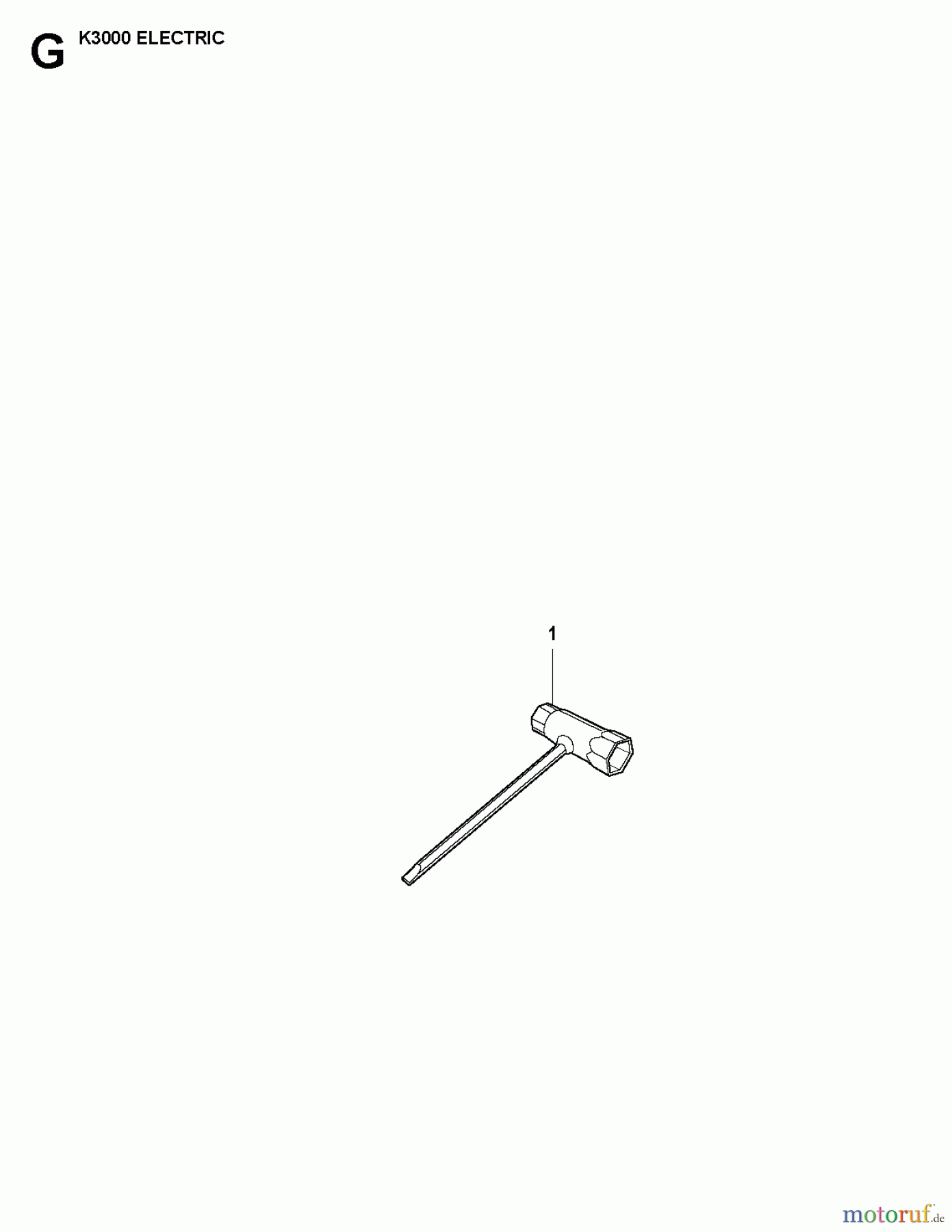  Trennschneider, Cut-Off K3000 Electric, 2007-01 ACCESSORIES