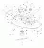 Husqvarna CZ 3815 (968999245) - Zero-Turn Mower (2006-08 & After) Ricambi Deck Assembly 38"