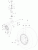 Husqvarna EZ 4824 BF (966582401) - Zero-Turn Mower (2010-03 & After) Ricambi Wheels And Tires