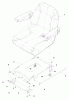 Husqvarna iZ 4217 SKAA (968999229) - Zero-Turn Mower (2004-09 & After) (SN: 033600000 & Up) Ricambi Seat W/Slots