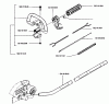 Husqvarna 125 E - Handheld Edger (1993-04 to 2005-08) Listas de piezas de repuesto y dibujos Handle Assembly