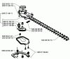 Husqvarna 18 H - Hedge Trimmer (1996-03 & After) Ricambi Blade Assembly
