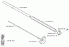 Husqvarna 325 HE 4X - Hedge Trimmer (2003-01 to 2005-01) Ricambi Handle / Shaft / Tube