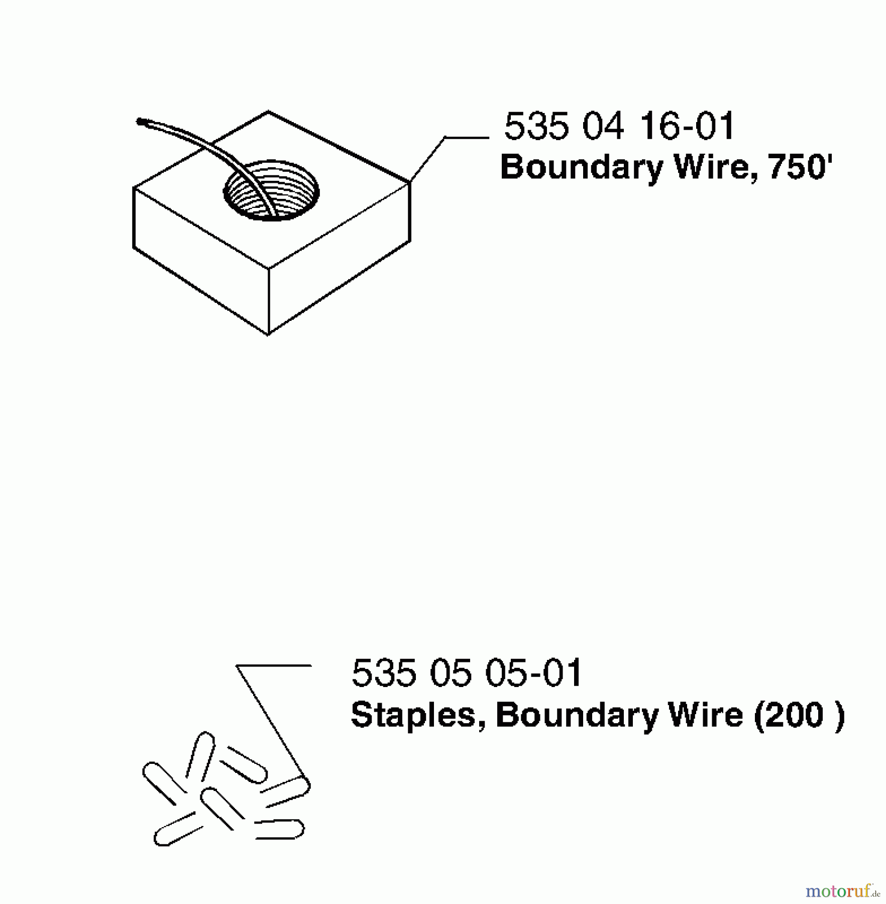 Husqvarna Automower, Mähroboter Husqvarna Solar Auto Mower (2000-02 to 2000-12) Perimeter Hardware