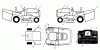 Husqvarna CT 130 (954170017) (HECT130B) - Lawn Tractor (1999-10 & After) Ricambi Decals