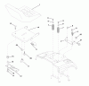 Husqvarna CTH 130 (954140100A) - Lawn Tractor (1999-10 & After) Ricambi Seat Assembly
