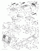 Husqvarna CTH 174 (96051002700) - Lawn Tractor (2011-12 & After) Ricambi CHASSIS ENCLOSURES