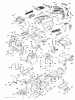 Husqvarna CTH 182T (96061031800) - Lawn Tractor (2010-11 & After) Ricambi CHASSIS ENCLOSURES