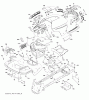 Husqvarna GTH 2648 (96043003002) - Garden Tractor (2008-02 & After) Ricambi Chassis