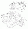 Husqvarna GTH 26K54T (96043001101) - Garden Tractor (2006-03 & After) Ricambi Chassis