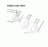 Husqvarna GTH 26V54 (96048003500) - Garden Tractor (2012-02 & After) Ricambi WHEELS TIRES