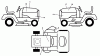 Husqvarna LGT 2554 (96043006101) - Lawn Tractor (2009-09 & After) Ricambi Decals