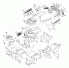Husqvarna LOYTH 20F42T (96045000201) - Lawn Tractor (2006-02 & After) Ricambi Chassis And Enclosures